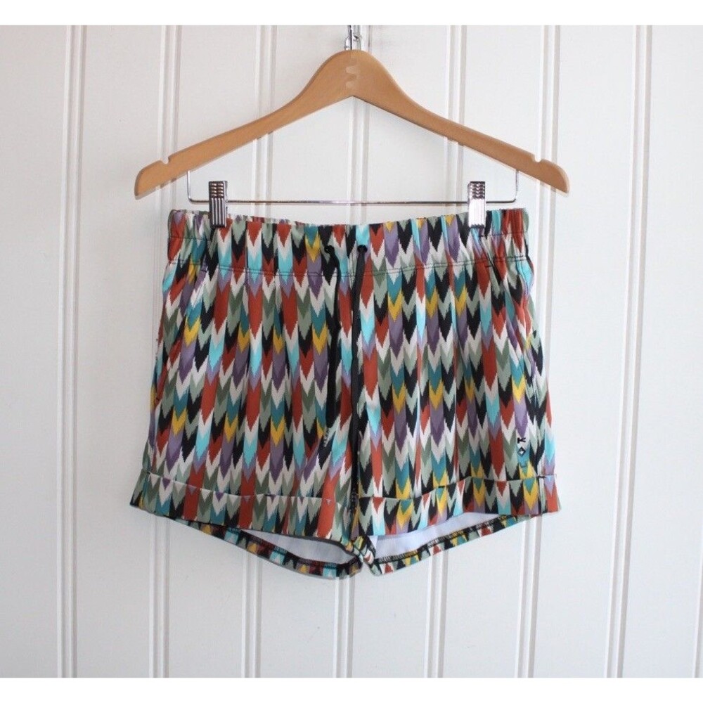 KAVU Tepic Shorts‎ Women’s Small Colorful Geometric Hiking Casual Outdoor Size S